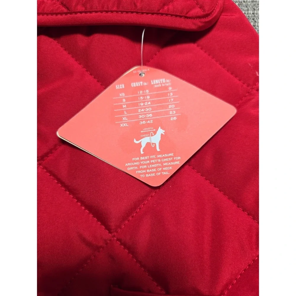 St Johns Bark Dog Quality Pet‎ Apparel Red Size Medium